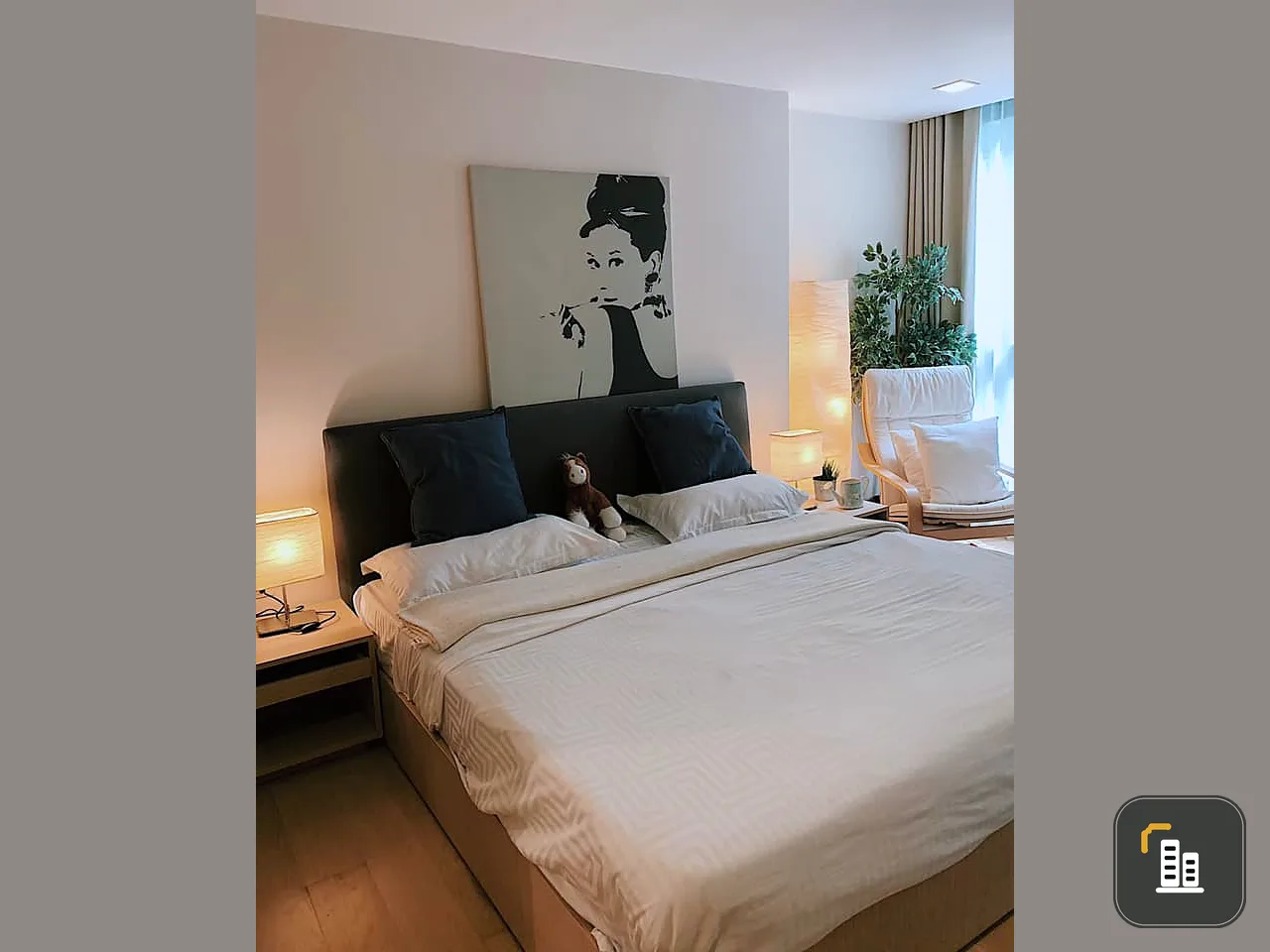 For rent, Liv @ 49 (sukhumvit 49), area 40 sq.m., beautiful room, fully furnished, near BTS Thonglor, fully furnished.
