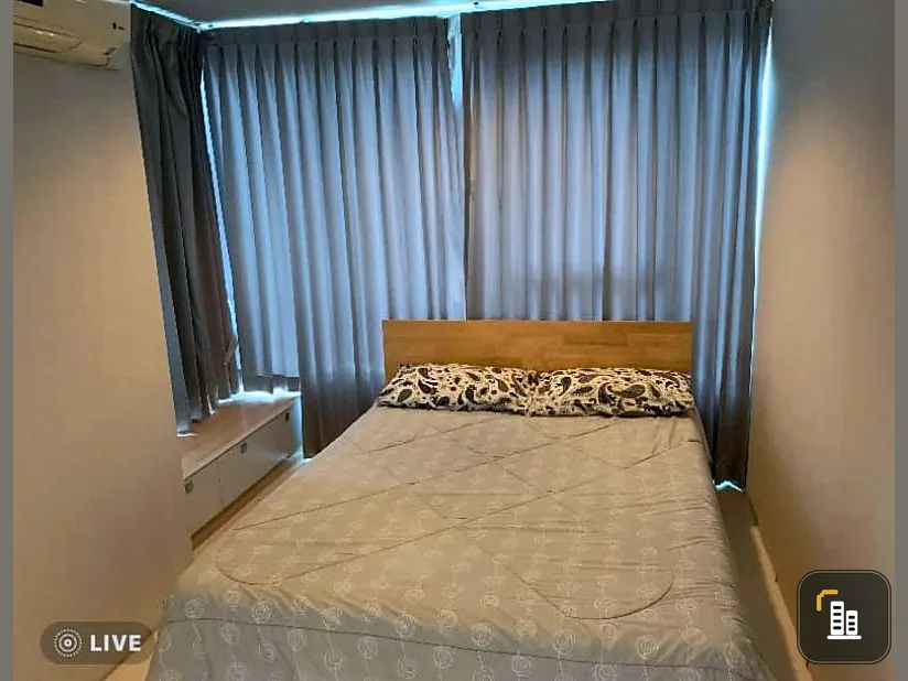 Condo for rent, Sukhumvit Living Town, 2 bedrooms, 1 bath, high floor, beautiful view, fully furnished.
