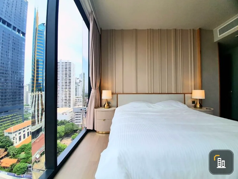 Sale, rent, Condo Celes Asoke, corner room is the only corner that clearly sees Benjakitti Park. Don't wait.