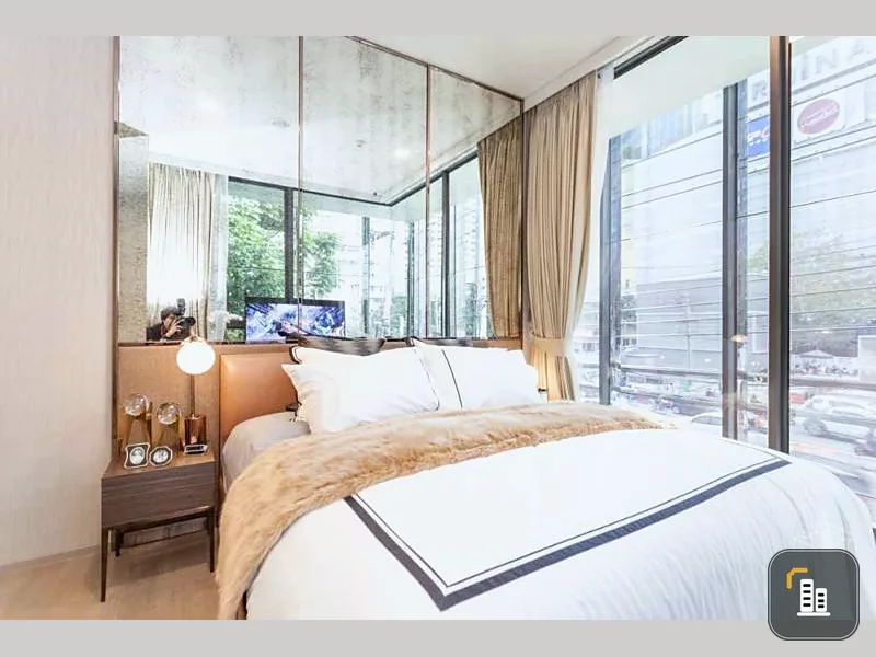 Urgent sale !! Condo Celes Asoke, 2 bedrooms, 2 bathrooms, 15th floor, near the train, special price !! If you miss it, you will regret it !!