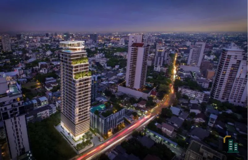 Urgent sale, The Fine Bangkok Condo, Thonglor-Ekamai, good location, close to the train, reasonable price, don't miss !!