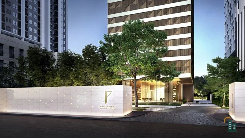 Urgent sale !! Condo The Fine Bangkok Thonglor-Ekamai Corner room, good view, convenient transportation, don't miss !!
