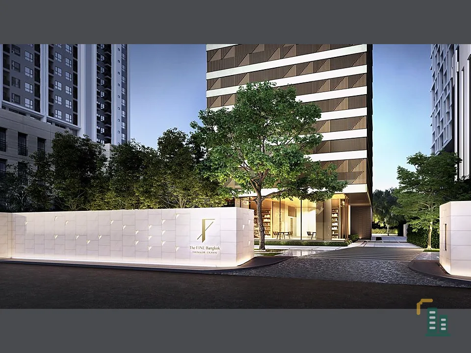 Quick sale down payment, The Fine Bangkok Condo Thonglor-Ekamai, new project in the heart of the city, near BTS. Don't miss it!
