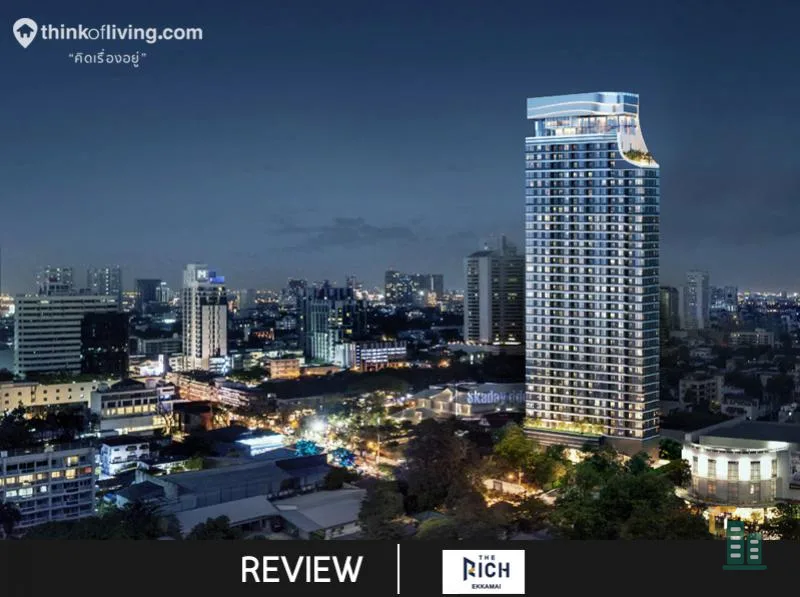 Condo for sale, The Rich Ekkamai, great location, good position, do not wait.