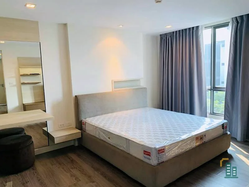 Condo for rent, The Room Sukhumvit 40, large room, good view, open view, fully furnished, private washing machine, hurry