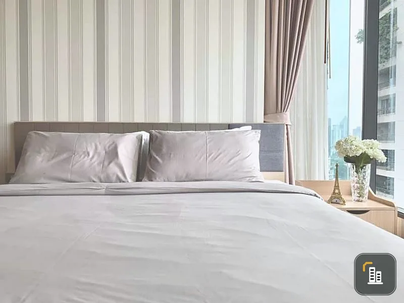 Urgent for rent !! Condo The Lumpini 24, 10th floor, beautiful view, beautiful decoration, ready in the heart of the city, don't miss it !!