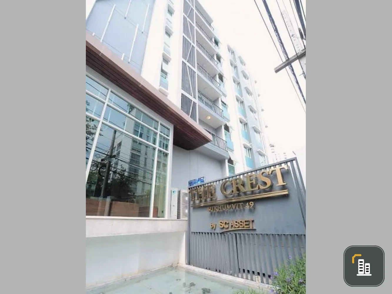 Sale / Rent The Crest Sukhumvit 49, 1 bedroom, 1 bathroom, fully furnished, near BTS Thonglor, come first come first served.