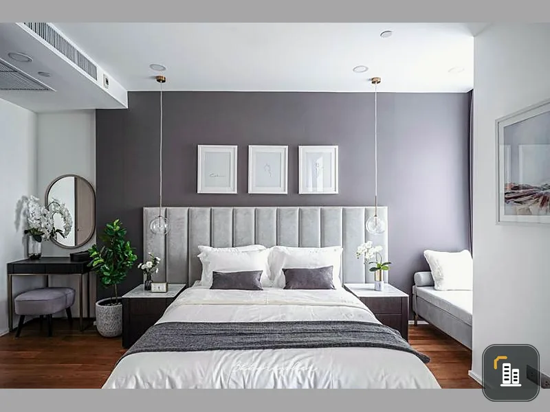 Urgent sale, Ashton Chula-Silom condo, garden view, very shady, not hot all day, decorated with real oak floor sheets.