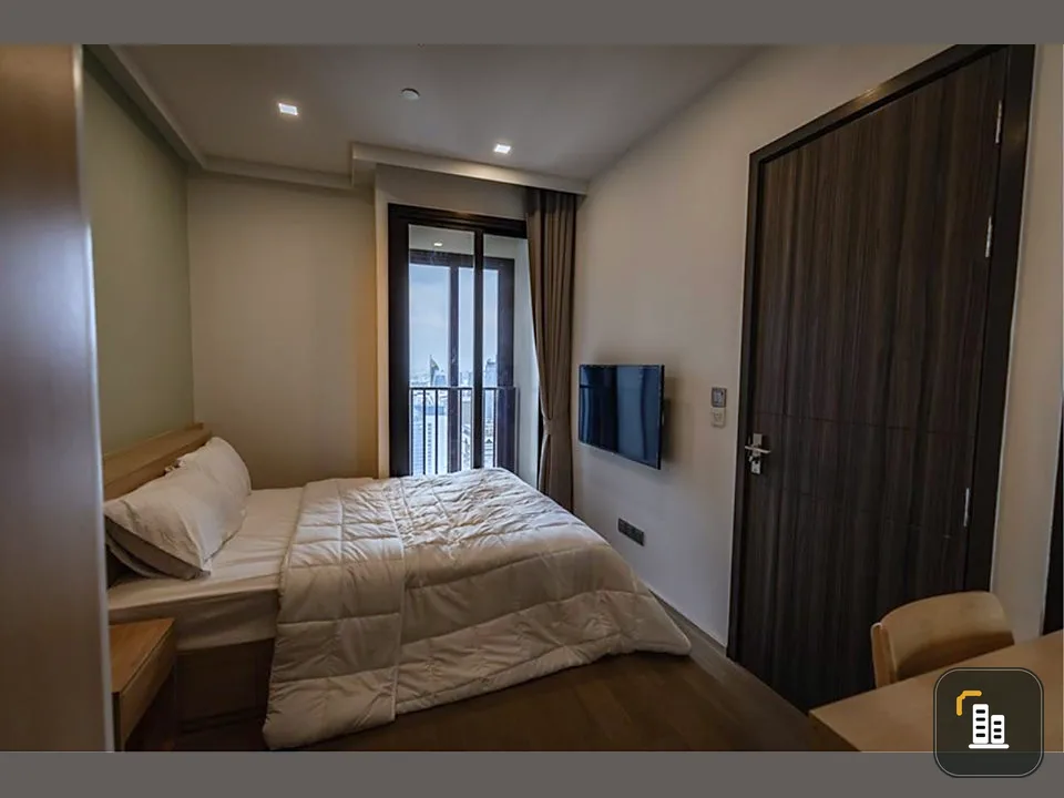 Condo for rent at Ashton Asoke (Ashton Asoke), near MRT Sukhumvit and BTS Asoke, luxury furniture, great value.