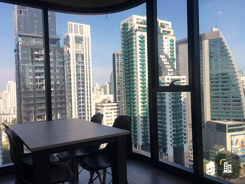 Urgent for rent !! Condo Ashton Asoke, 2 bedrooms, 2 bathrooms, close to the train, convenient transportation, good location, don't miss !!