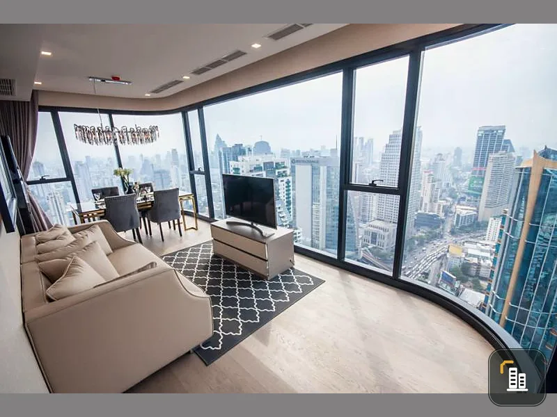 Condo for rent, Ashton Asoke, beautiful room, luxury Very nice city view Full built in the room Hurry and grab this room.