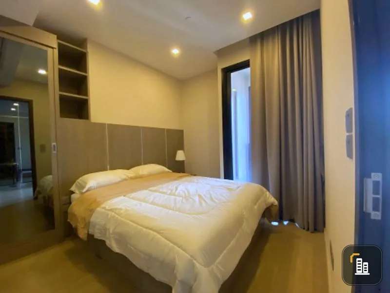 Condo for rent, Ashton Asoke, beautiful room, full furniture There is a washing machine ready, great location, easy to travel, close to MRT, near BTS, book now