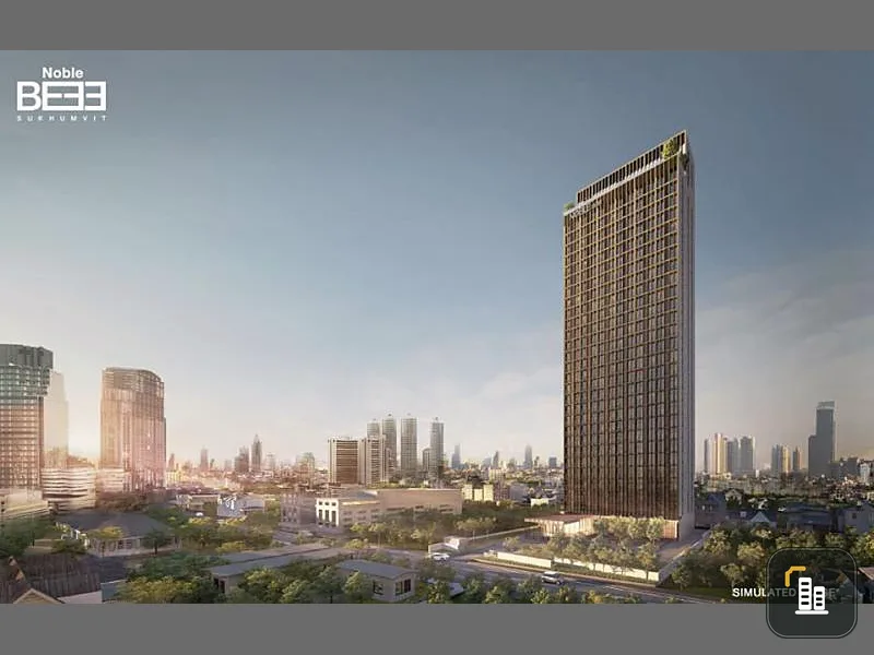 Condo sales down Noble B. Sukhumvit 33, 10th floor, good location, near the train, convenient transportation