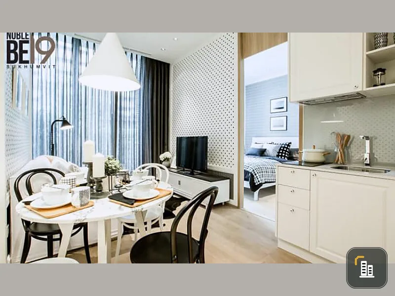 Condo sales down Noble B19, 2 bedrooms, 2 bathrooms, good location, close to the train, convenient transportation, good price, do not miss !!