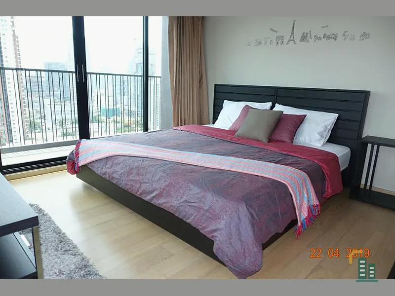 Condo for sale / rent, Noble Reville, 2 bedrooms, 2 bathrooms, high floor, beautiful view, fully furnished, ready, near BTS,