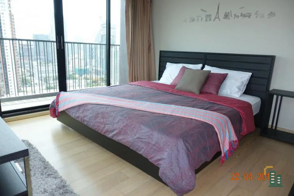 Condo for sale / rent, Noble Reville, 2 bedrooms, 2 bathrooms, high floor, beautiful view, fully furnished, ready, near BTS,