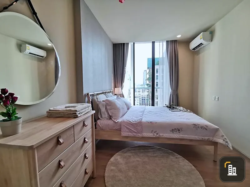 For rent, Noble Recole Sukhumvit 19, fully furnished, convenient transportation, near bts, there is a washing machine Like this need reservation