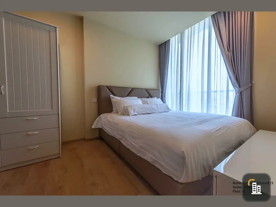 For rent, Noble Recole Sukhumvit 19, size 34.86 sq.m., 6th floor, convenient transportation, near bts, come first come first served.