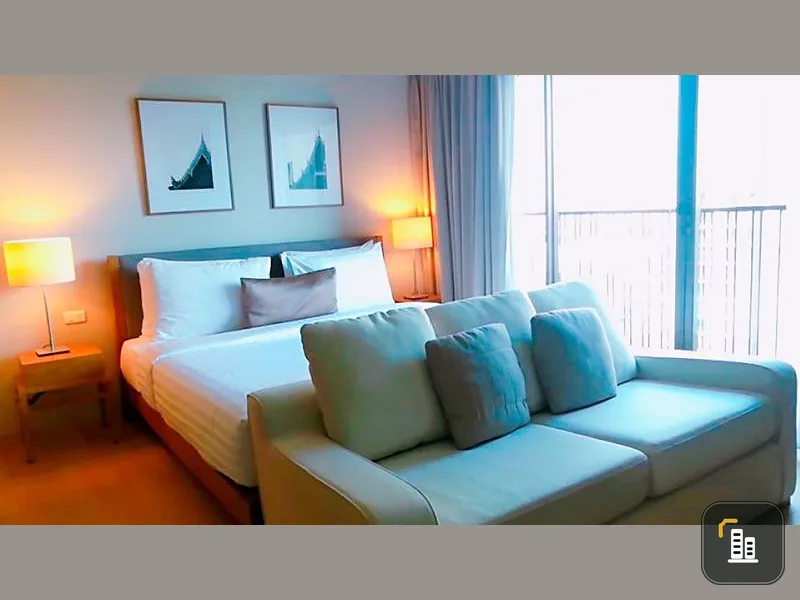 Condo for rent, Noble Refiner and complete electrical appliances. Private washing machine, open view room slowly