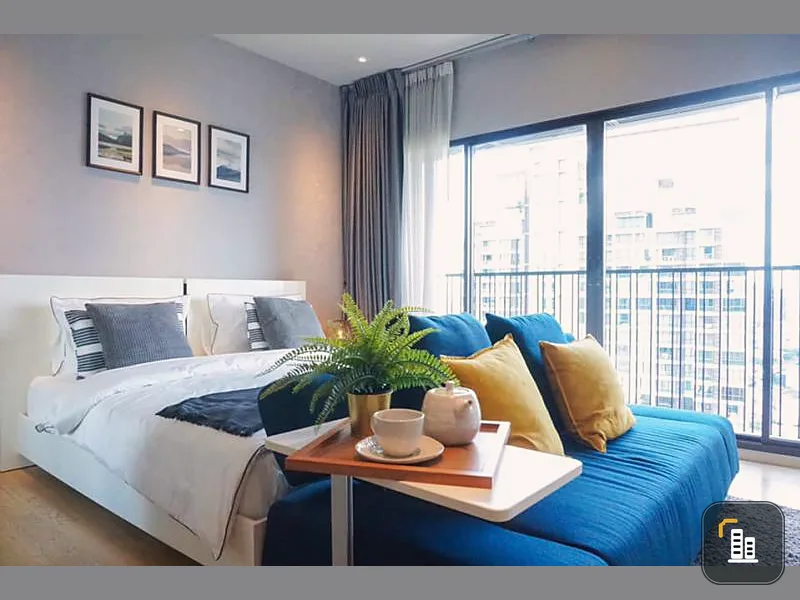 Rent Condo Noble Refine, top floor in building, open view, east, see fully furnished garden, don't wait.