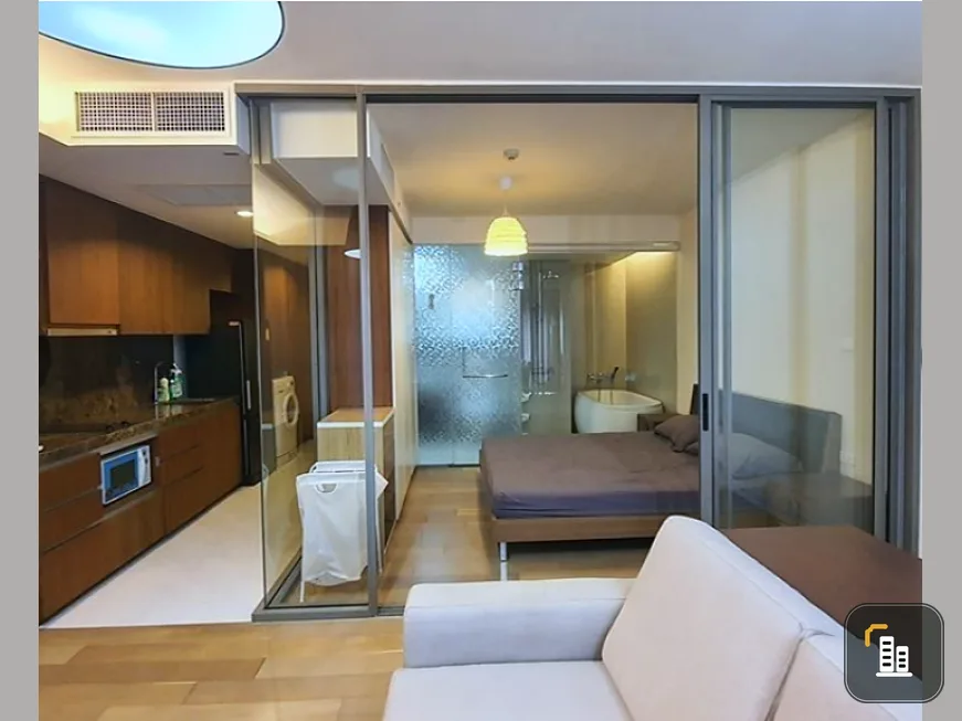 Condo for rent, Siamese Thirty Nine, beautifully decorated, fully furnished There is a private bath and washing machine, so hurry.