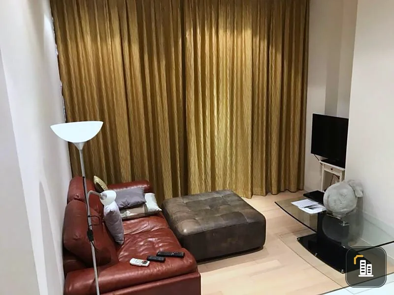 Eight Thonglor Residences for rent, beautiful room, full furniture, lots of space, definitely not uncomfortable, beautiful view, located in the heart of Thonglor, book now