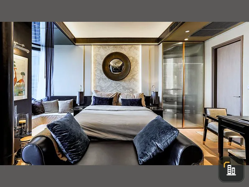 Condo for rent, Ashton Chula-Silom, 38th floor, very grand construction, 1 bedroom, 1 bath, 35.5 sqm. Slow!