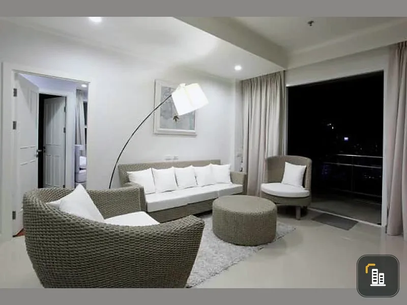 Condo The Prime 11, good location, 2 bedrooms, 2 bathrooms, beautiful room, good view, wide balcony, near BTS / MRT, can't miss it!