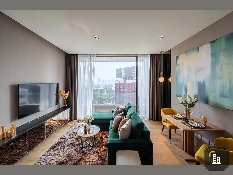 Urgent sale, Saladaeng One Condo, the most beautiful corner room Fully furnished Luxury, classy, excellent location, convenient transportation, book now