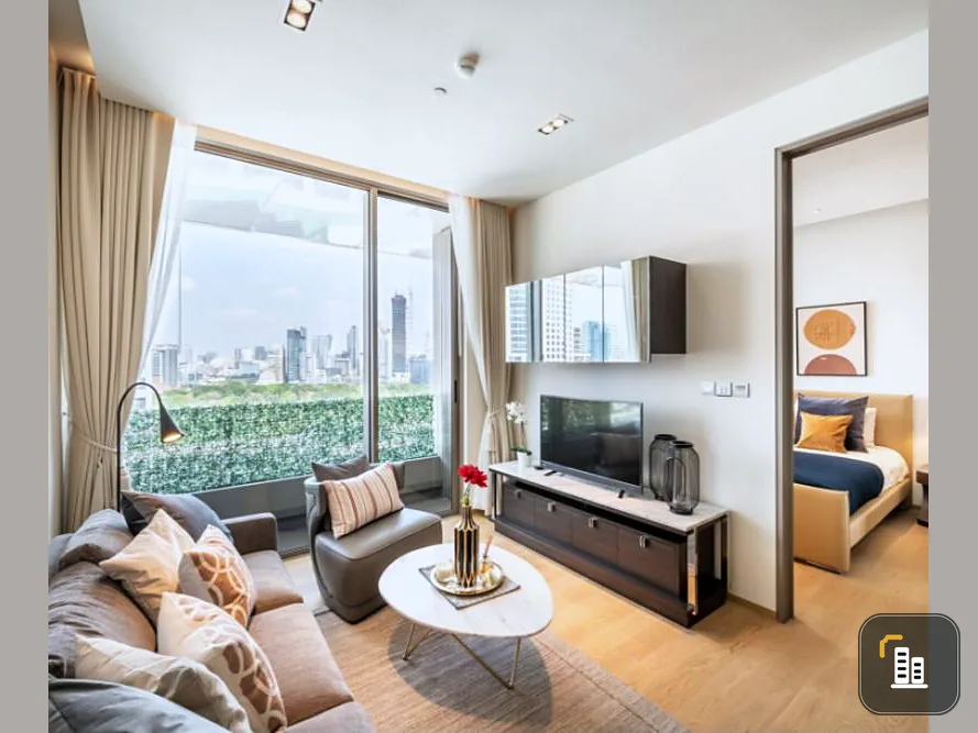 Condo for rent / sale, Saladaeng One, beautiful room, fully furnished, north, excellent view, good location, very pleasant, do not miss it.
