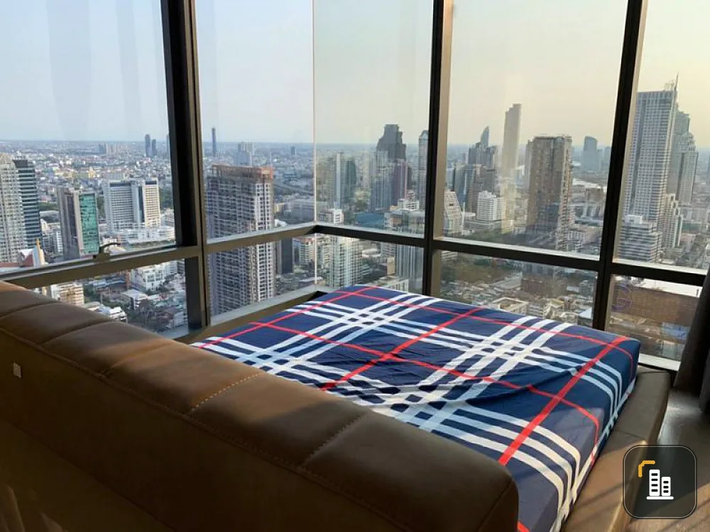 Condo for rent/sale, Ashton Silom, beautiful room, high floor, superb view, fully furnished. Units per floor, less private, hurry up.