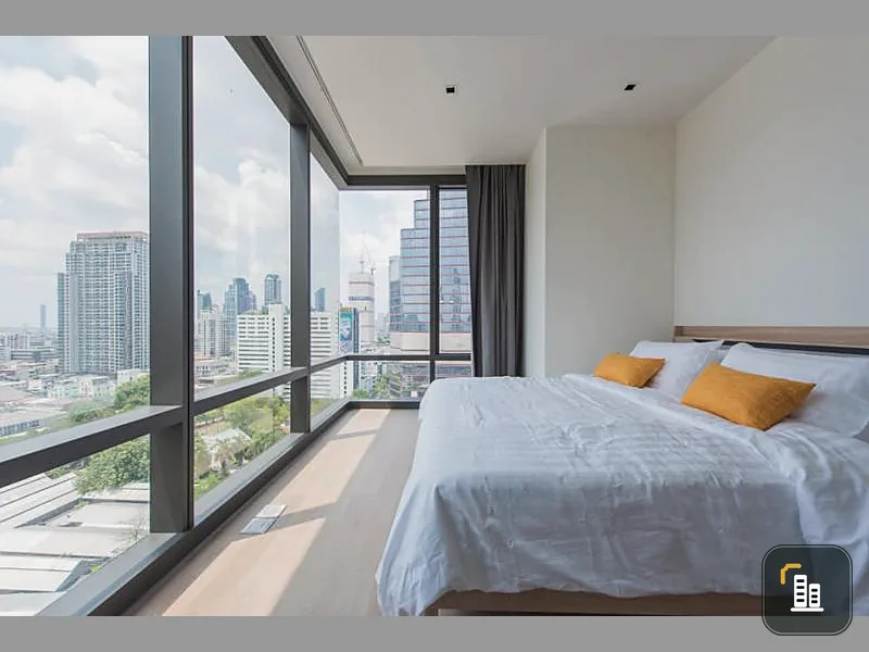 Condo for rent/sell Ashton Silom, very beautiful room, high floor, beautiful view, golden location, suitable for investment, next to BTS, hurry up to reserve, don't hesitate