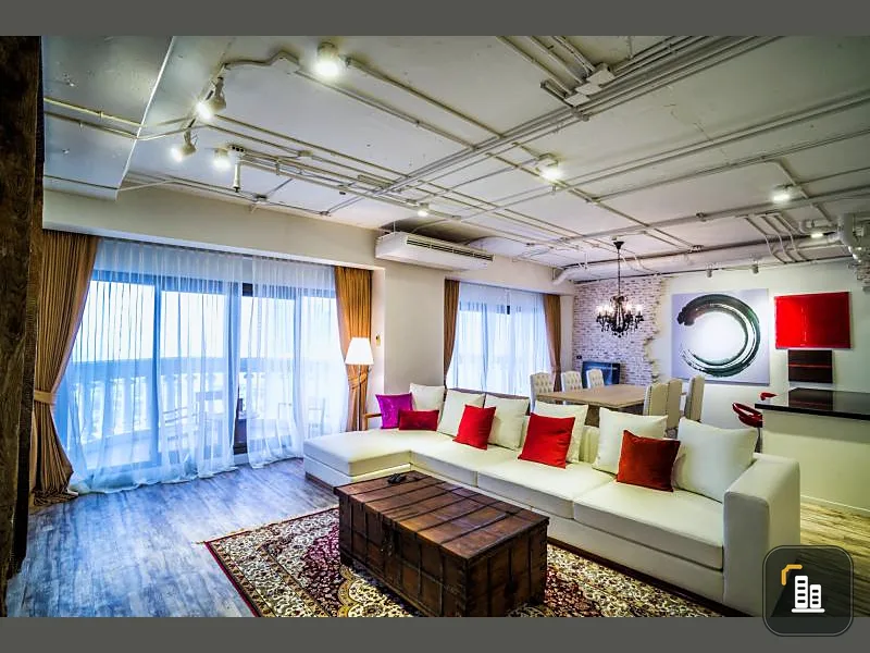 For rent State Tower condominium, beautiful room, reasonable price A lot of furniture, big kitchen