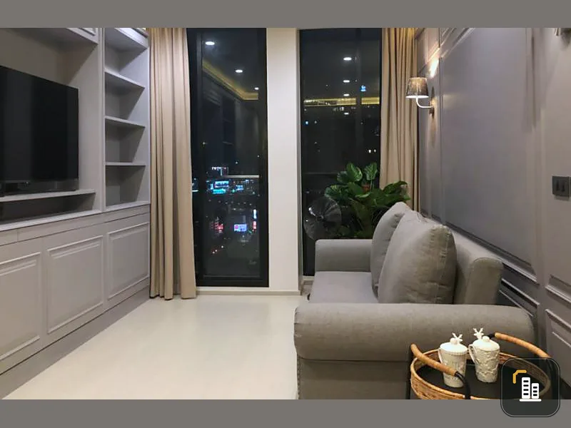 Condo for sale Noble Ploenjit , 1 bedroom, 1 bathroom, high floor, beautiful room, fully furnished, good location, don't miss !!