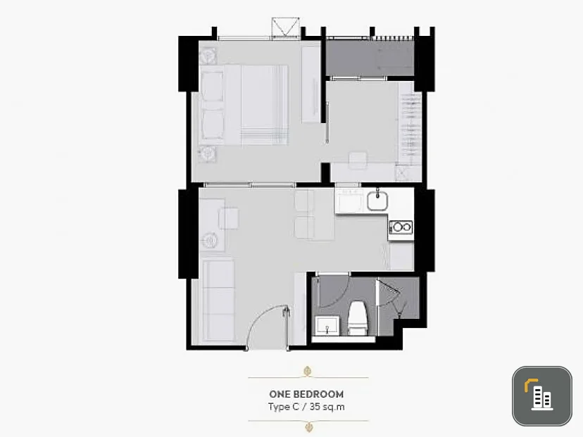 Urgent sale, Life One Wireless Condo, beautiful floor plan, east, good feng shui, excellent location, suitable for investment Quickly grab it.