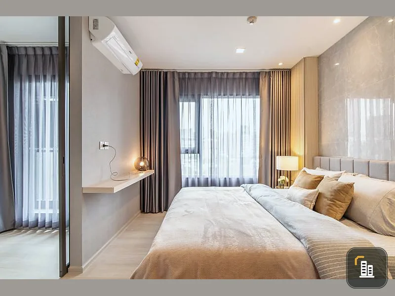 Condo for rent, Life One Wireless, beautiful room, luxurious decoration Fully furnished ready Easy to travel location near the BTS near the pier. Hurry and book.