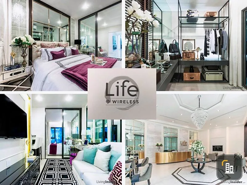 Condo sales down, Life One Wireless, beautiful floor plan, best price, ideal location for investment, near the pier, near BTS, book now.