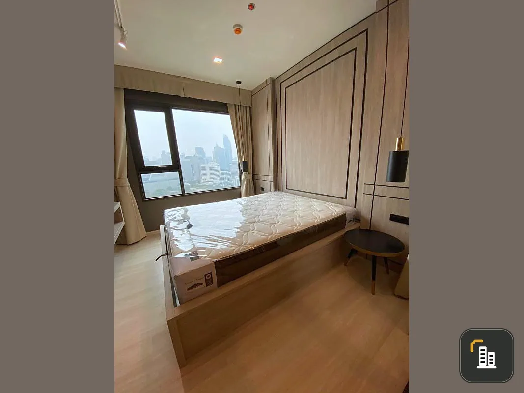 Condo for rent, Life One Wireless, beautiful room, comfortable city view Fully furnished, ready to move in, conveniently located near BTS, near the mall