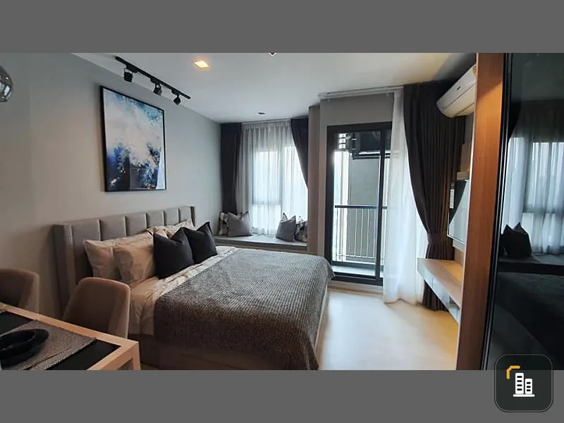 Condo for rent, Life One Wireless, beautiful room, fully furnished, good view, good quality location, close to BTS, near a lot of food malls, urgently grab
