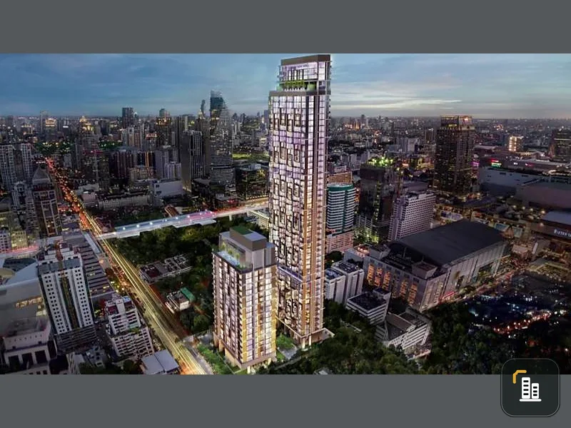 Urgent sale, condo 28, Chidlom, floor plan, prime location, in the heart of the city, worth investing in.