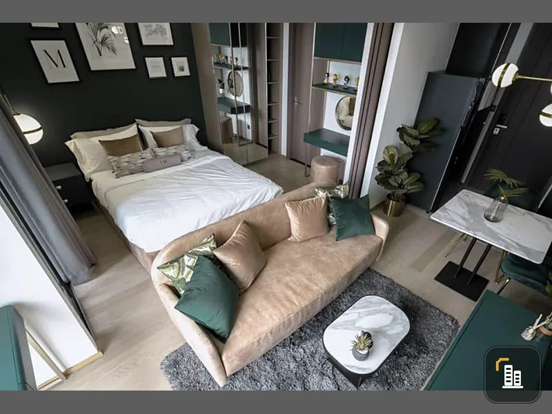 For rent ashton chula-silom, beautiful room, tightly decorated, furniture, complete electrical appliances Ready to move in, book now