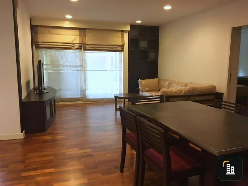 Condo for rent, Baan Siri Ruedee, big room, beautiful furniture Ready to move in, good location, easy to find things to eat, near BTS and MRT, book now.