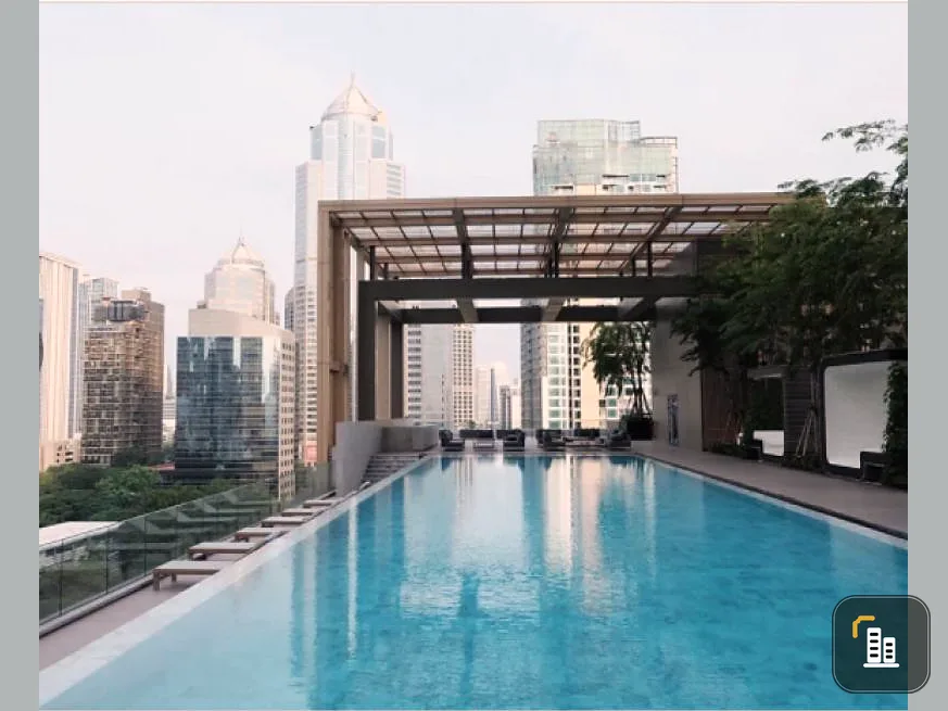 Condo for sale, Sindhorn Residence, 1 bedroom, new room, beautiful view, complete convenience