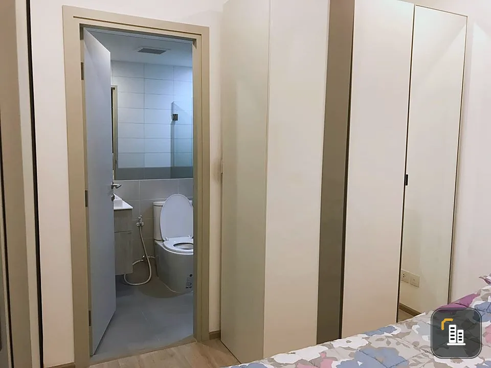 Condo for rent, IDEO Q Chula Samyan, comes with complete furniture. Ready to move in immediately