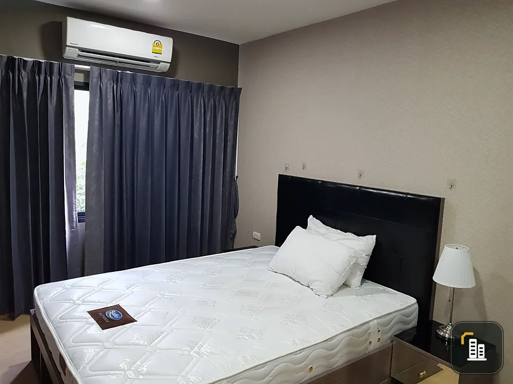 For rent / quick sale, Vier 7 Condo, Bangna by Apasiri, beautiful room, good location, fully furnished, near Abac, book now.
