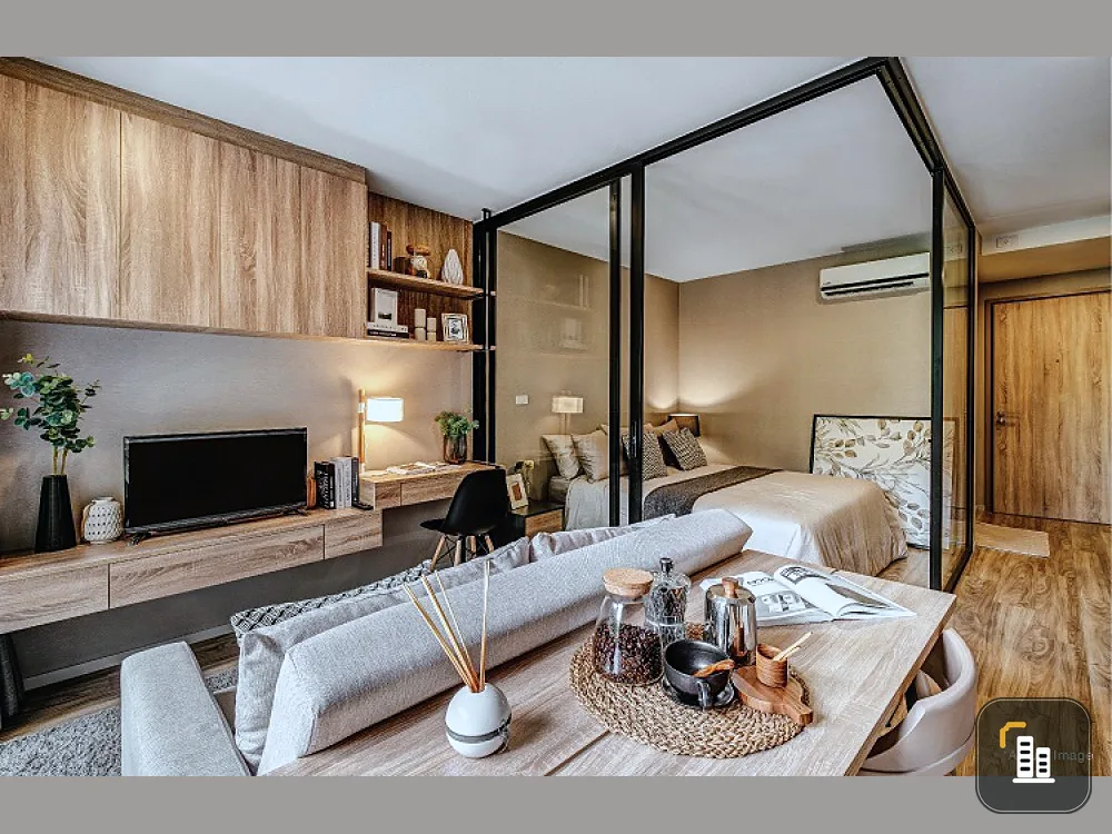For rent, Blossom Condo @ Sathorn-Charoenrat, fully furnished, can carry a bag and move in.