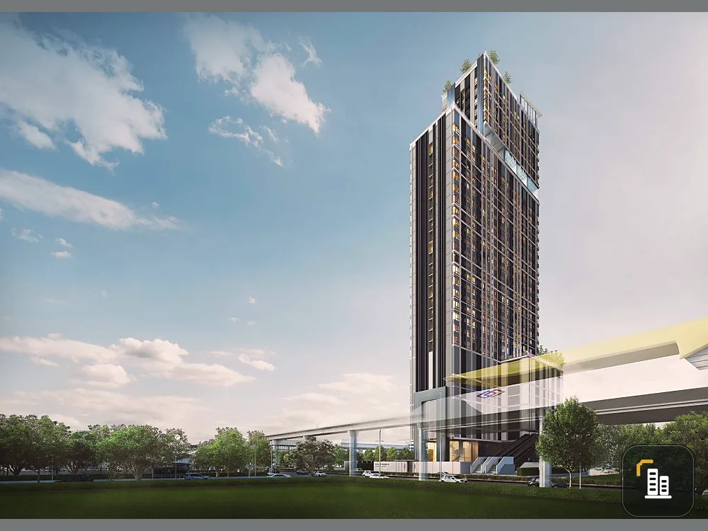 Sell ​​down quick !! Knightsbridge Condo Sukhumvit-Thepharak, unblocked view, good location, close to shopping centers, book now !!