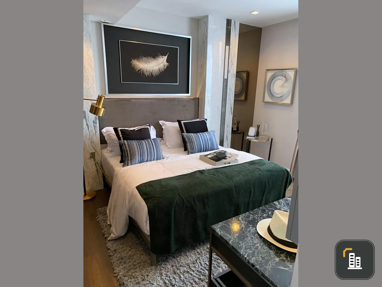 Condo for sale / rent, Nara Nine, very nice room, open view, full furniture. Hurry and grab it.