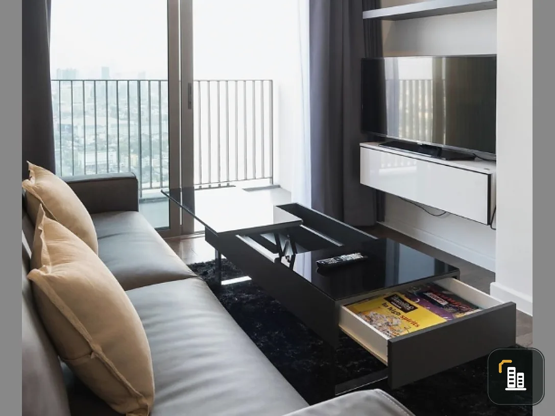 Condo for rent, Nara Nine, high floor, beautiful view, furniture with electrical appliances, book now !!