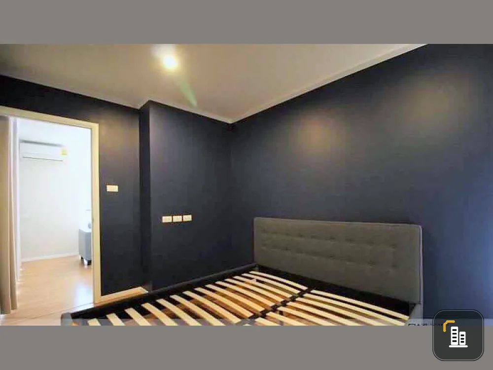 For Sell Lumpini LPN Park Rama 9 beautiful room ready to move in. Room tone, warm color, 2 bedrooms, fully furnished, slow.